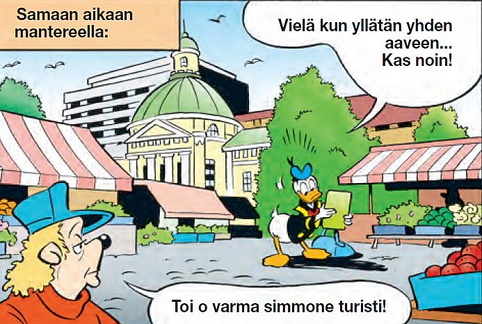 Kari Korhonen on saanut hyvin kuvattua Turun ankkojen vinkkelistä.