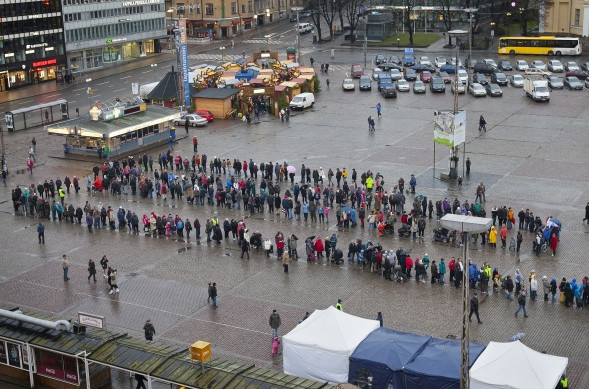 Leipäjonot ovat viime vuosina pidentyneet Turussa kymmenen prosentin vuositahtia.