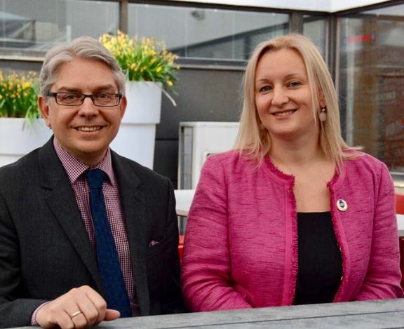 Martin Ivanov ja Ieva Salmela.