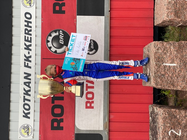 Vilho Aatola voitti Rotax Max Challenge Finland Micro Max -luokan.