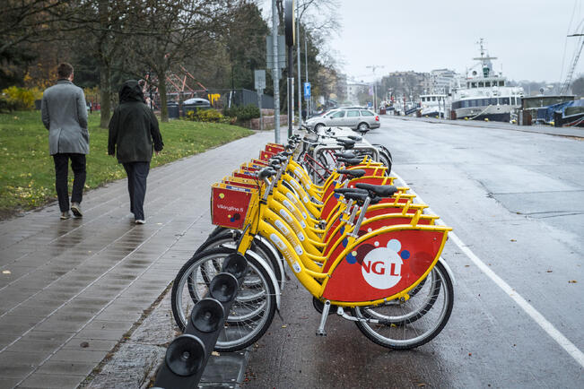 Turun kaupunkipyöräpalvelu Föli-fillarit päättyy 30. syyskuuta.