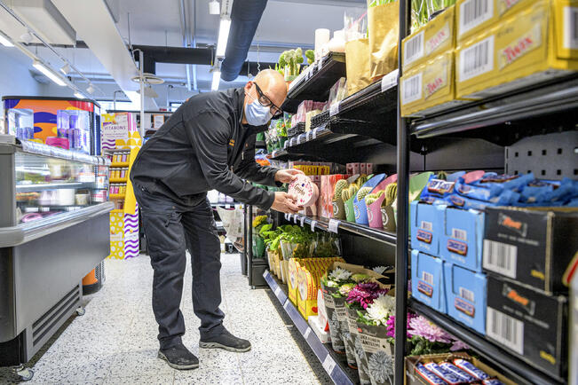 K-market Ruusun kauppias Marko Mondolin.