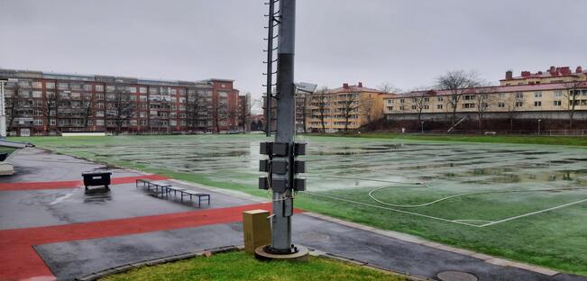 Parkin kenttä valmistuu itsenäisyyspäiväksi.