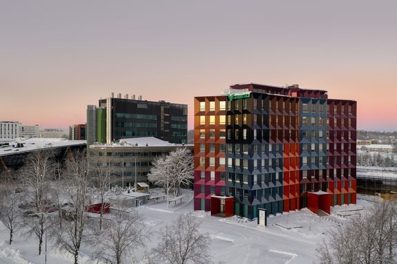 Veritas-yhtiön pääkonttori on Kupittaalla.