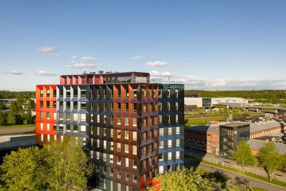 Veritaksen p&#228;&#228;konttori Kupittaalla.