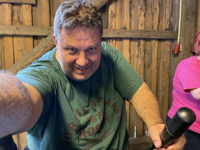 Christian Engblom Suomen Suurin Pudottaja -kilpailun kuvauksissa.Christian Engblom Suomen Suurin Pudottaja -kilpailun kuvauksissa.