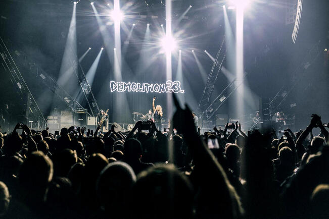 Demolition 23 nähtiin lavalla viimeksi syksyllä 2022 Helsingin jäähallissa.