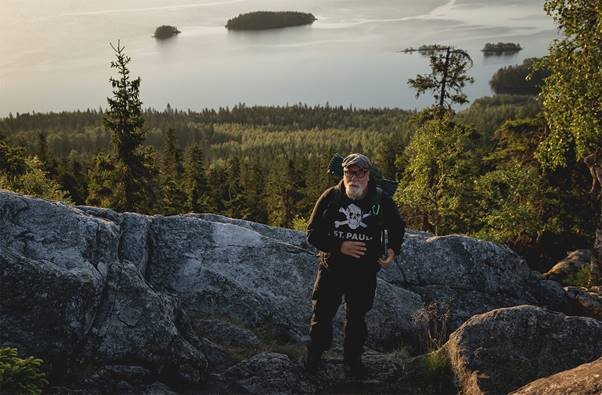 Olli Järvenkylä Kolilla.