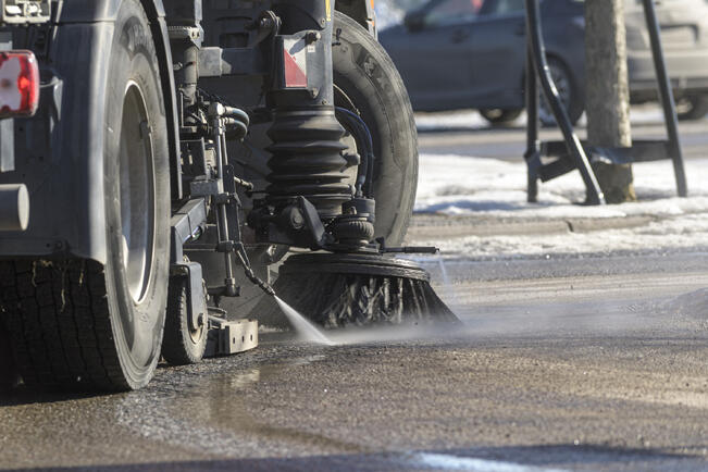 Katujen siivous alkaa ensi viikolla.