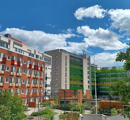 TA-Asumisoikeus Oy:n Vihreistä vihrein -kerrostalokohde Helsingin Jätkäsaaressa.