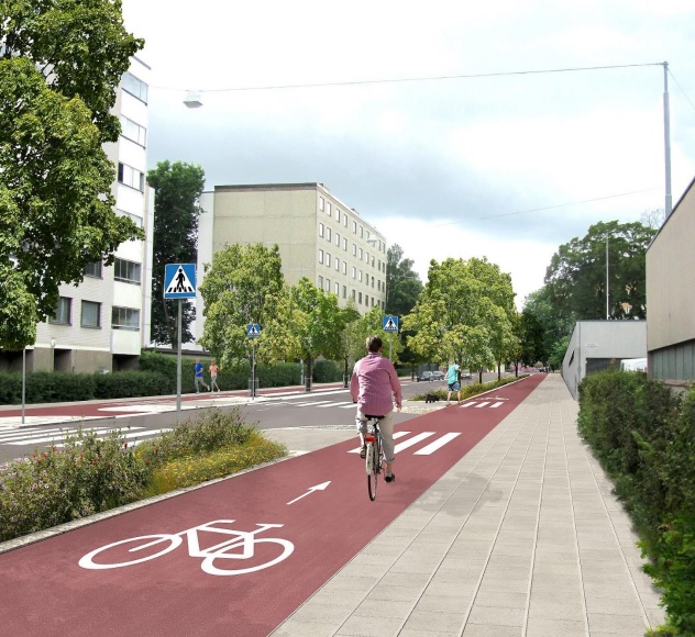 It&#228;inen Pitk&#228;katu saa yksisuunntaiset py&#246;r&#228;tiet.