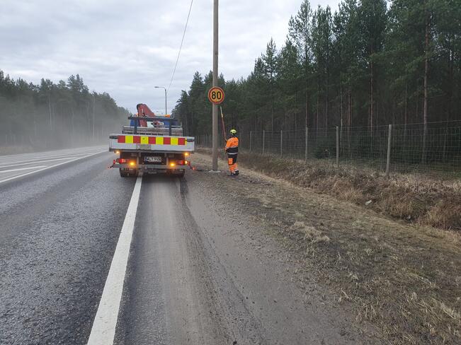 Maanteillä nopeusrajoitukset lasketaan pääosin 80 kilometriin tunnissa.