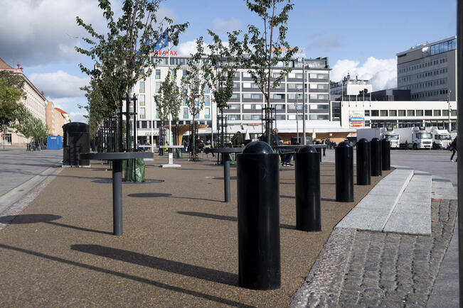 Turun kauppatori sai tapahtuma-alustana kunniamaininnan vuoden 2023 keskustateko -kilpailussa.