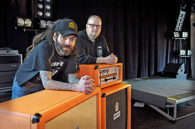 Mark Bértenyi (vas.) ja Tomi Arvas.