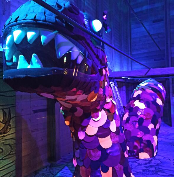 Merimonsterit-näyttely on esillä Forum Marinumissa. 