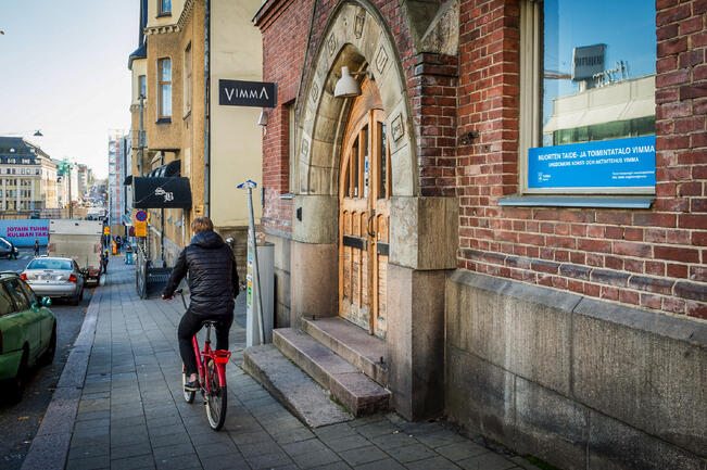 Poikien Talo avautuu Vimman yläkertaan.