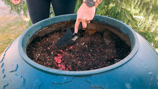 Kompostointi on kelpo tapa kierrättää kotitaloudessa syntyvien biojätteiden ravinteet omassa kotipihassa.