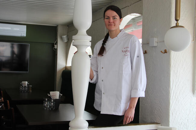  Emmi Kielo suunnitteli pitkään omaa ravintolaa. Napoli sopi hänen suunnitelmiinsa täydellisesti. 