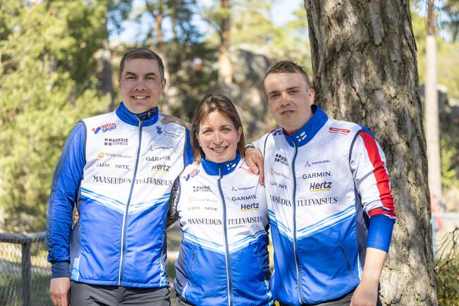 Suomen hopeajoukkue.