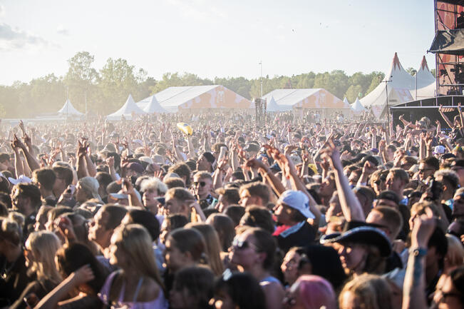 Ruisrockissa pääsee nyt myös päikkäreille. Kuva on viime heinäkuulta.