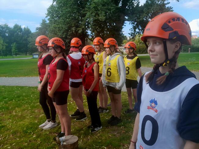 Länsi-Suomen tyttöjen sarjassa kilpailevaa joukkuetta johtaa Karoliina Lehtonen Rantakulman VPK:sta.