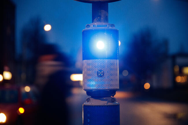 Välkky-suojatievalo.