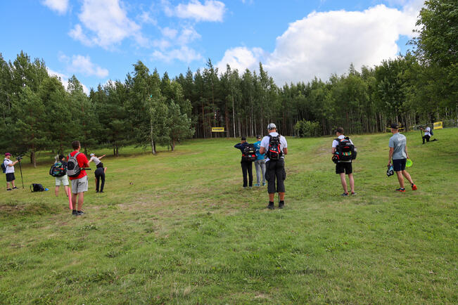 Lausteella järjestettiin Frisbeegolfin SM-kisat 2022.