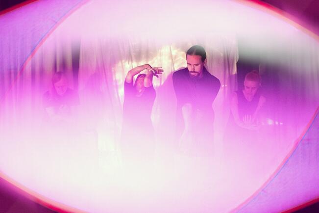 Janos Honkonen (vas.), Sariannika Raita, Pasi Kirvesoja ja Juki Rekko. 