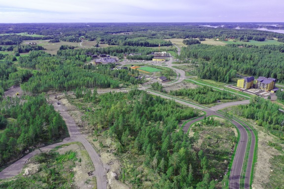 Ilmakuva Perhetalo II -alueesta. 