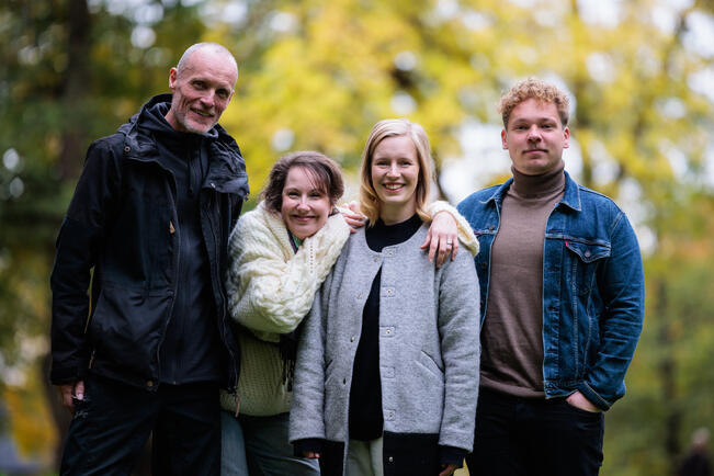 Jarkko Kallionpää (Herttajätkä), Miia Wakonen (Herttuatar), Anna-Sofia Tuominen (Liisa) ja Joonatan Perälä (Kani).