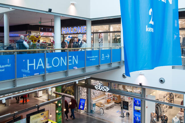 Kappakeskusten kokonaismyynti supistui mutta köävijämäärä kasvoi.