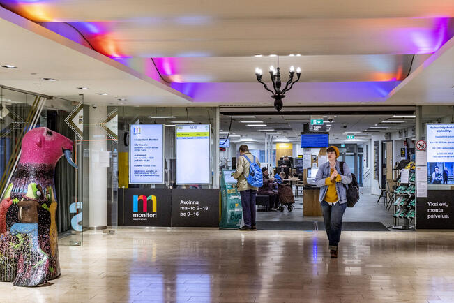 KOP-kolmion Monitorissa tavoittaa usean viranomaisen palvelut saman katon alta.