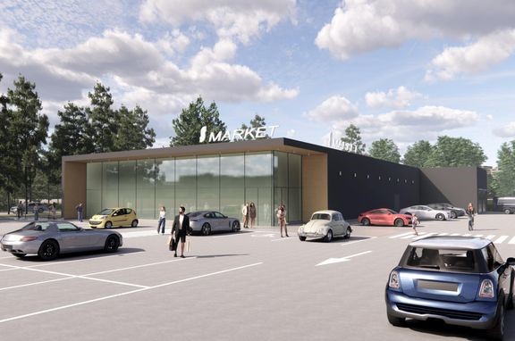 Havainnekuva S-market Runosm&#228;est&#228;. 
