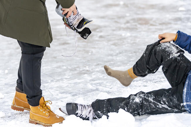 Kirjauksia voi tehdän muun muassa luistelusta.