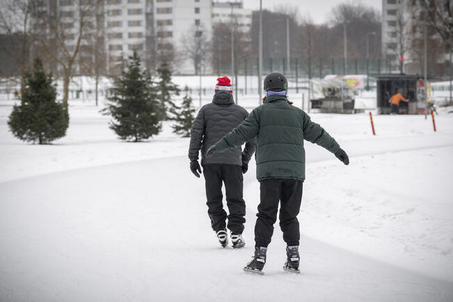 Kupittaan luistelumato on suosittu vuodesta toiseen. 
