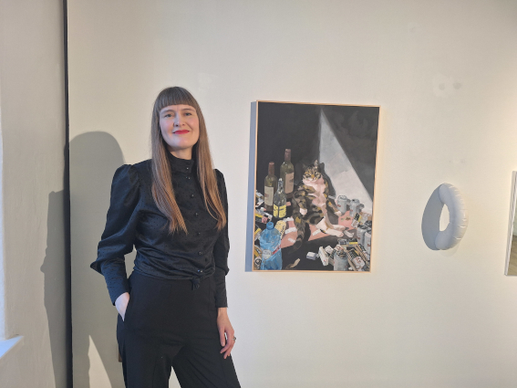 Anna Nuutisen teos T&#228;m&#228; ei ole kissa on yksi Maria Stereon Odysseia-n&#228;yttelyyn valitsema teos.