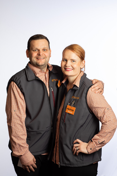 Mikko ja Jonna Holopainen.