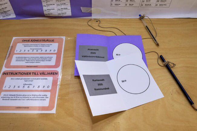 Suomi äänestää kaksissa vaaleissa: kuntavaaleissa ja aluevaaleissa.