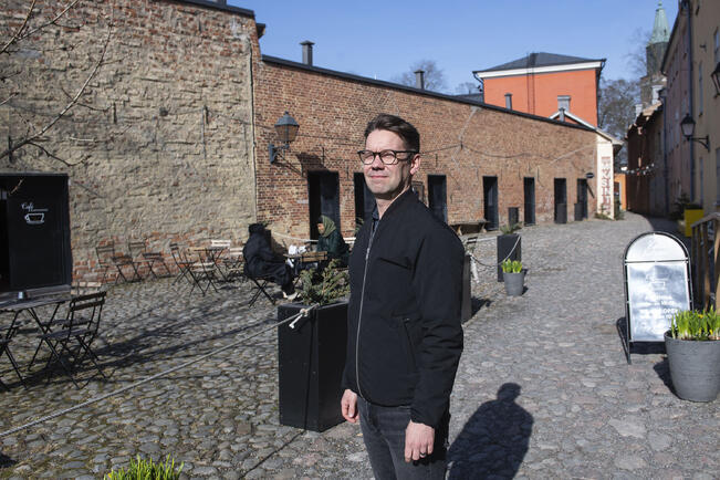 Jere Pensikkala on yksi kesän ravintoloitsijoista. 