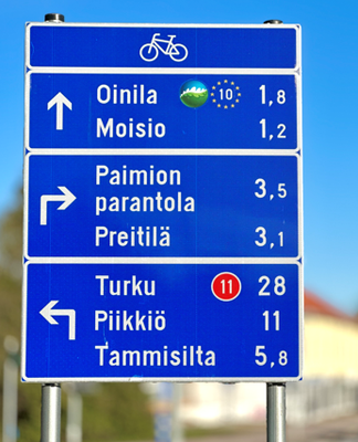Tammireitteihin kuuluu tällä hetkellä yhteensä noin 500 kilometriä pyöräily-, patikointi- ja melontareittejä.