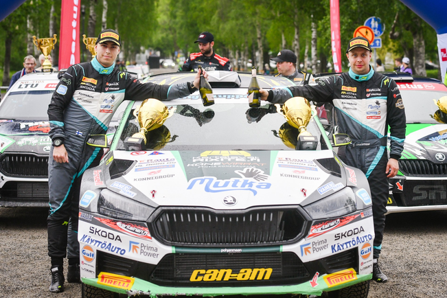 Viime vuonna voittoon ajoivat Teemu Asunmaa ja Ville Mannisenmäki.