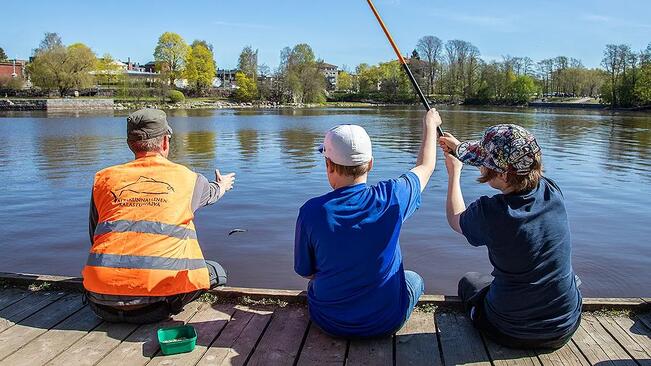 Koululaisten valtakunnallista kalastuspäivää vietetään 14. toukokuuta.
