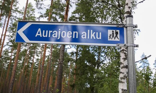 Tännepäin, Aurajoen alkuun.