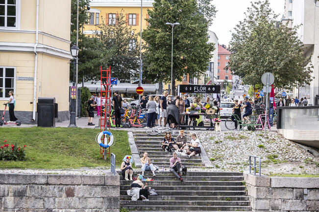 Taiteiden yö järjestetään 14. elokuuta. Kuva on viime vuodelta.