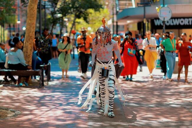 I Am A Fish From The Sea, performance at the Institute for Creative Arts, University of Cape Town,South Africa, 2023. 