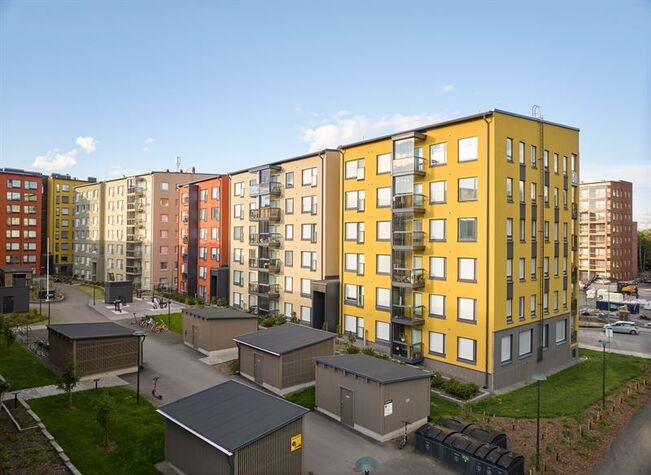 Pukkilan vanhalle tehdasalueelle rakentunut viiden kerrostalon ja pysäköintihallin muodostama kokonaisuus on saanut LEED Platinum -ympäristösertifikaatin.