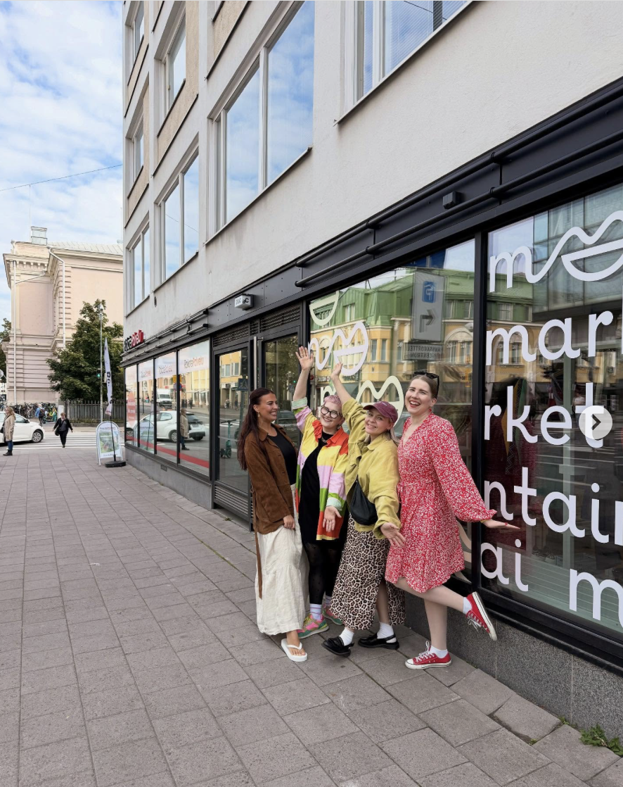 
Ariela Perä-Rouhu, Inga Keski-Heikkilä ja Anni Minkkinen