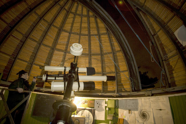 Iso-Heikkilän tähtitorni on edelleen Turun Ursan käytössä.