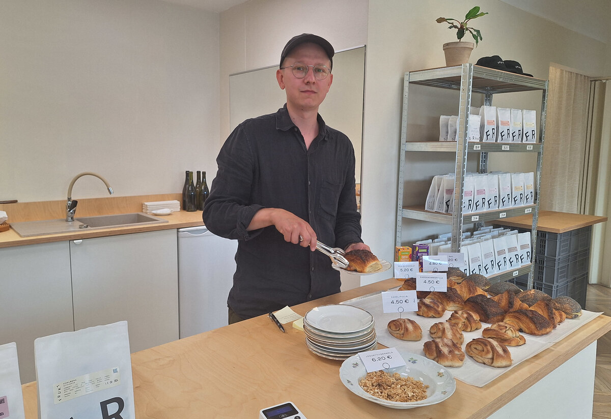 Samuli Pääkkönen on pyörittänyt aiemmin pop up -kahviloita.