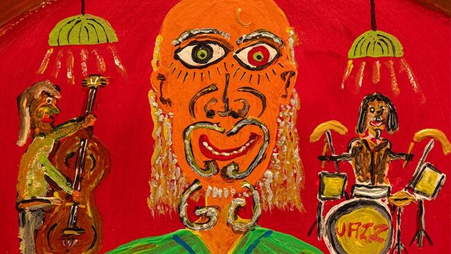 Matti Rag Paananen, Jazzpianisti 2 (Trio), akryyli kovalevylle, 2016.